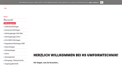 Desktop Screenshot of hs-umformtechnik.de
